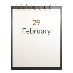 Skottdagen, leap day, 29 February, 29 Februari